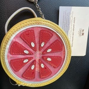 Coach Grapefruit Coin Purse